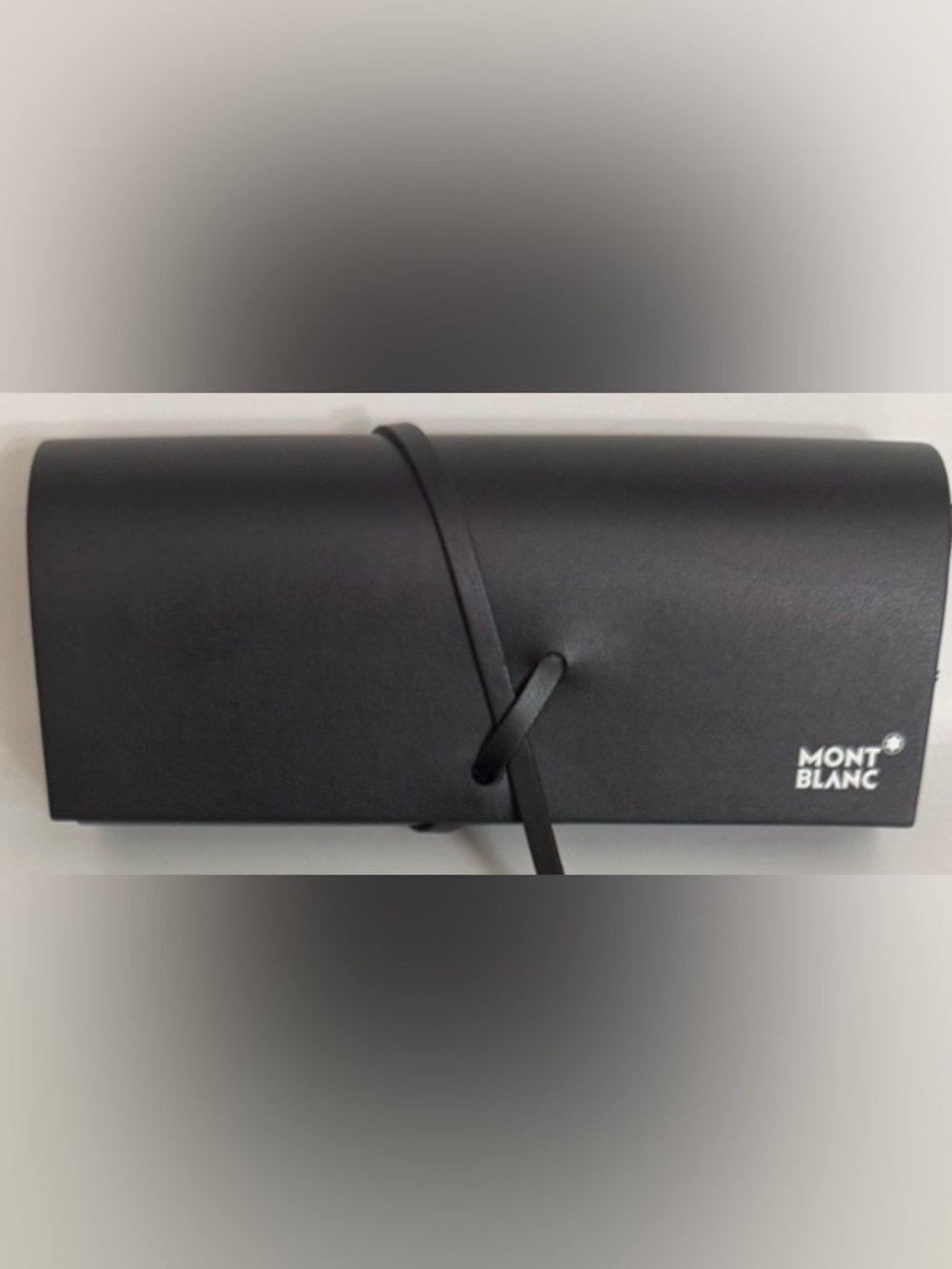 NEW MONTBLANC BLACK AUTHENTIC EYEGLASSES SUNGLASSES CASE with soft case